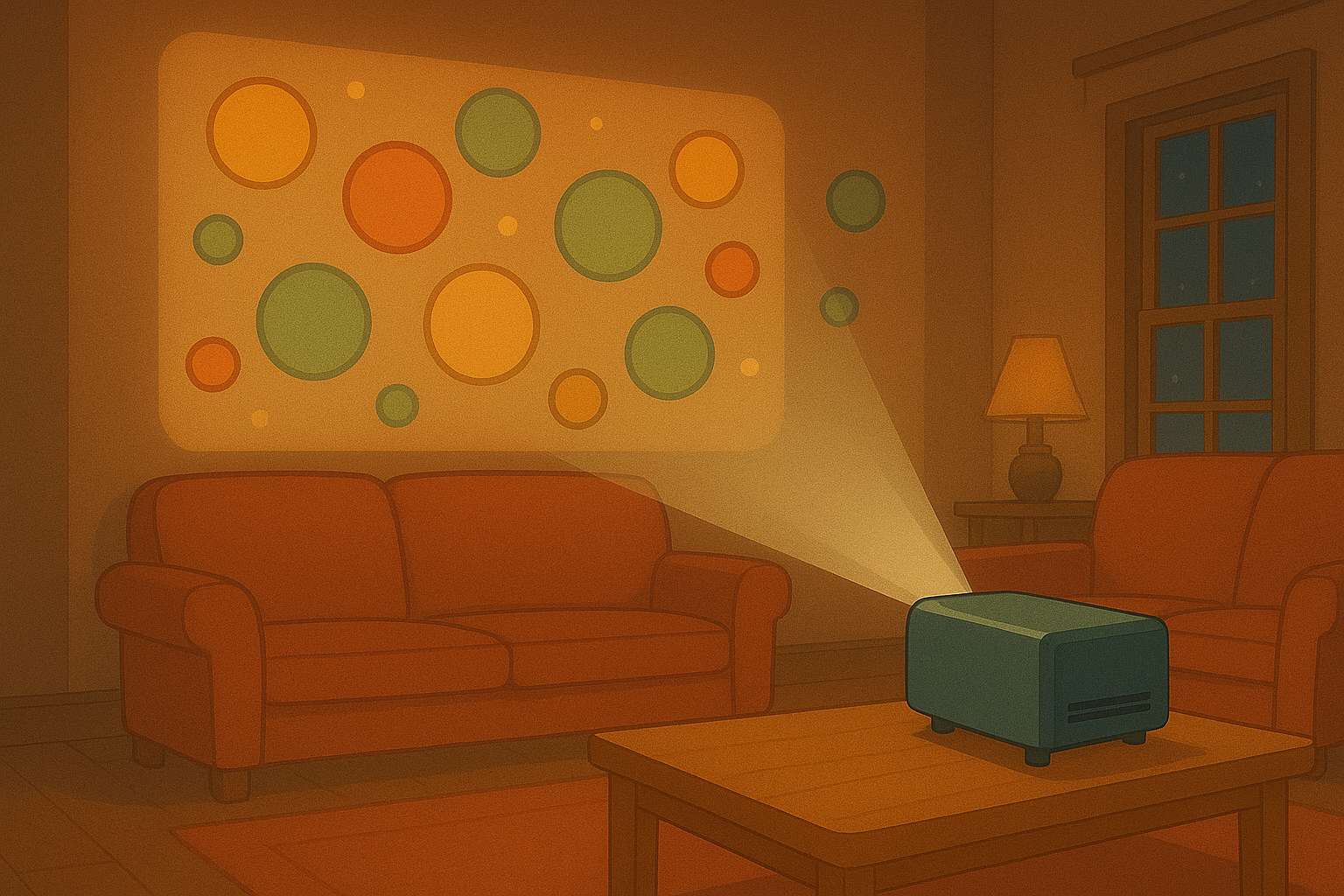 projection options: Wall, Window, Nets & TV ✨📽️